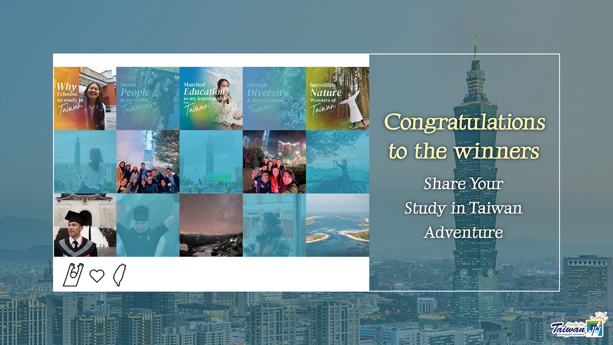 2023 Share Your Study in Taiwan Adventure for a Chance to Win an iPad 獲獎名單公告